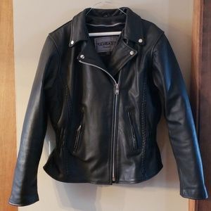 Women's Black Leather Jacket